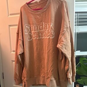 Aerie Tan Knit Sweater